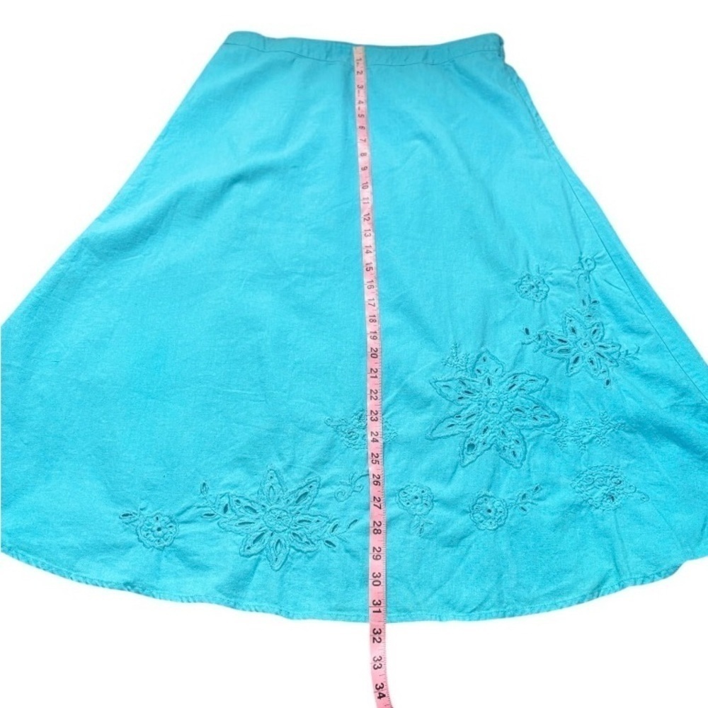 Willow Bay blue long Skirt Size 12 - Picture 9 of 11